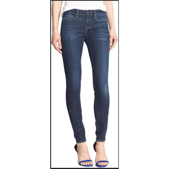 VINCE Riley Legging Jean Denim Dark Wash Blue 26 Straight Leg - Picture 1 of 7